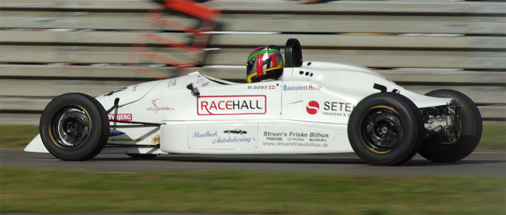 Morten Dons løb med den samlede sejr i Formel Ford Zetec Cup’en
(Foto: Søren Dons)